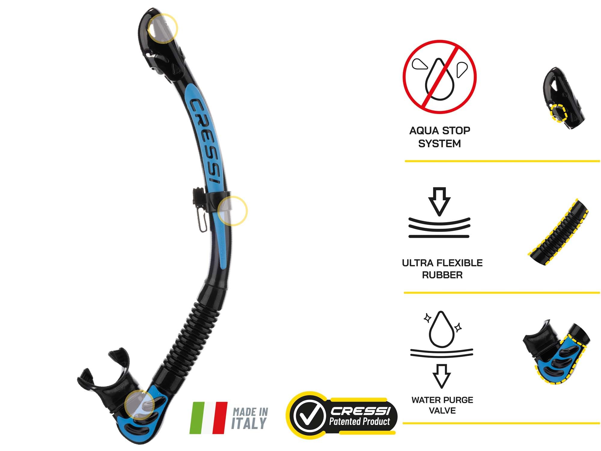 Cressi Alpha Ultra Dry, Black/Black/Black