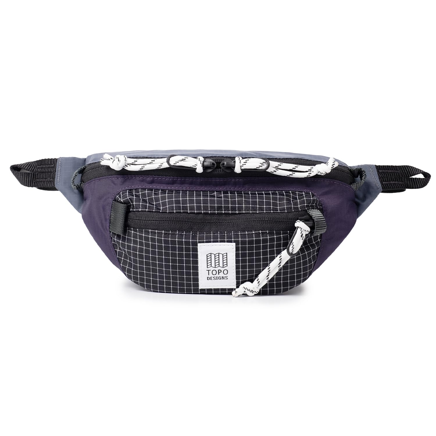 Topo Designs, Unisex, Mountain Waist Pack, Nightshade/Grid, One Size
