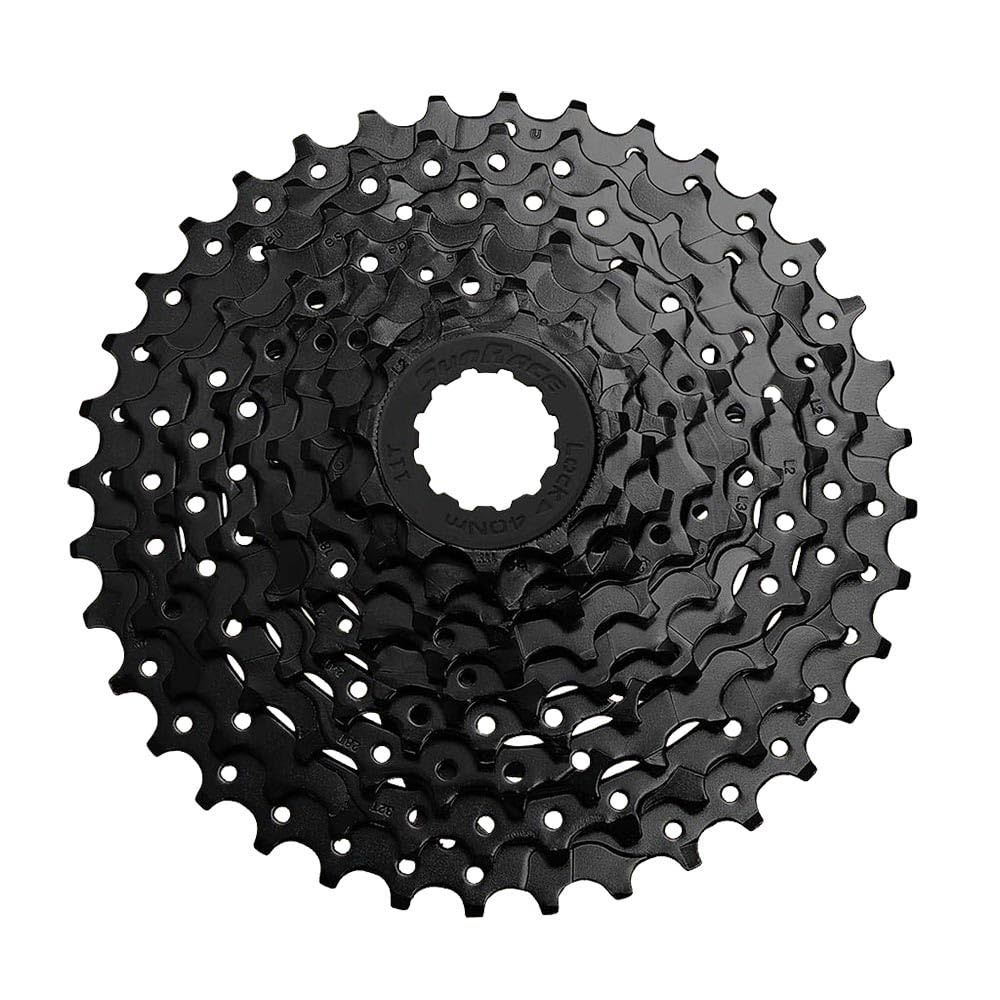 SunRace U93 9-Speed LinkGlide-Cues Compatible U-Series Cassette, Black, HG-Spline, 11-36T