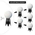 Eromap Golf Simulator Tees, 18 Pcs Indoor Golf Tees Golf Mat Tees Plastic Golf Tees Practice Golf Tees Perfect For Turf And Driv