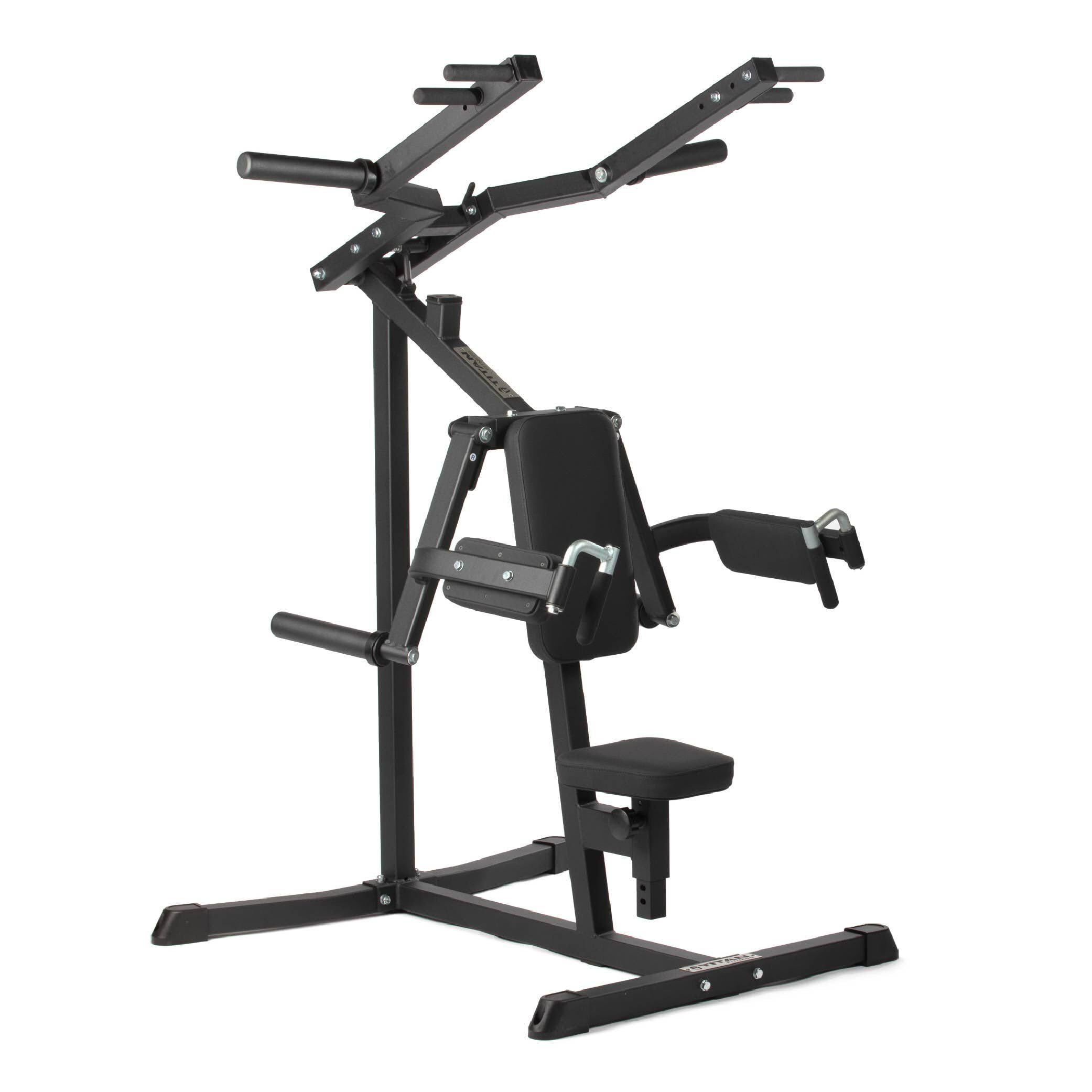 Titan Fitness Plate-Loaded Deltoid and Shoulder Press Machine, 700 LB Capacity, Upper Body Strength Training for Chest Back Shou