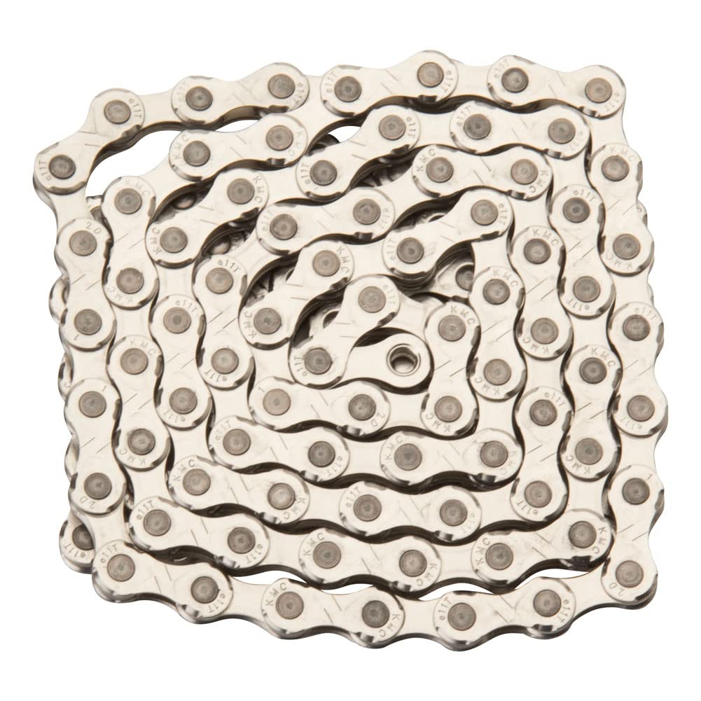 Kmc E11 Silver 11-Speed For E-Bikes, Mountain Bike/Road/Gravel Compatible With All Major Brands Missing Link Included