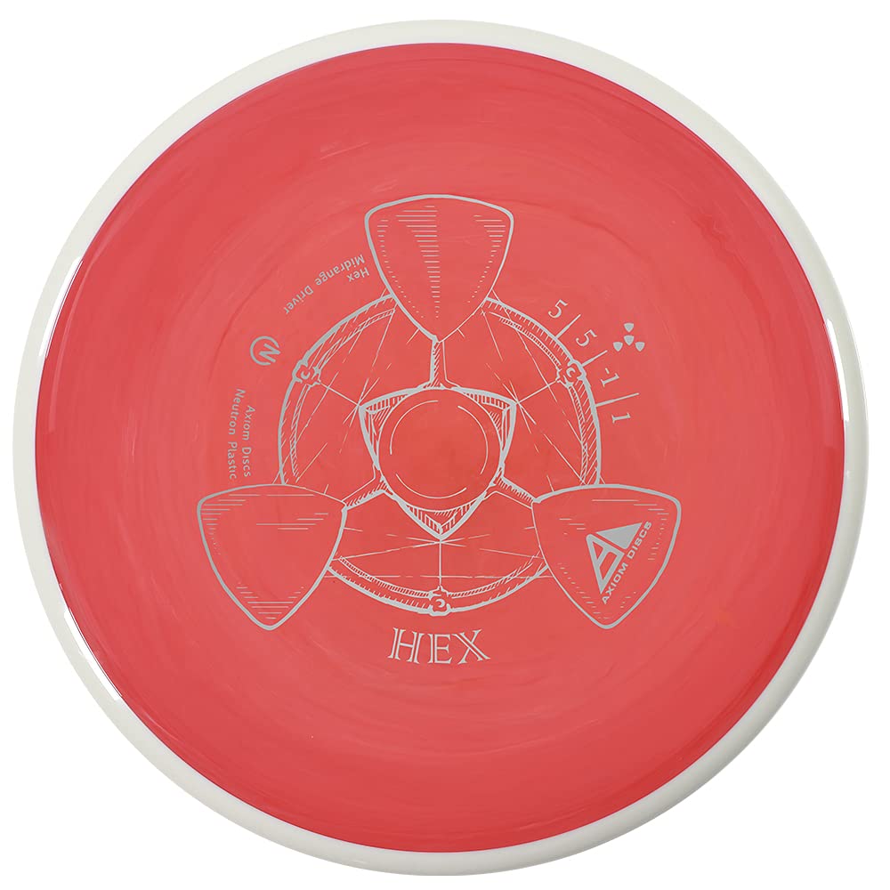 Axiom Discs Neutron Hex Disc Golf Midrange (170-175G / Colors May Vary)