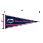 Rico Industries Ncaa Florida Atlantic Owls Classic 12'' X 30'' Felt Wall D  Cor Pennant - Great For Home/Bed Room/Man Cave D  Co