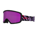 Giro Stomp Kids Ski Goggles - Snowboard Goggles for Youth, Boys & Girls - Mauve Purple Rush - Amber Pink
