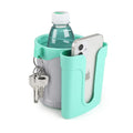 Accmor 3-in-1 Bike Cup Holder with Cell Phone Keys Holder, Bike Water Bottle Holders, Universal Bar Drink Cup Can Holder for Bic