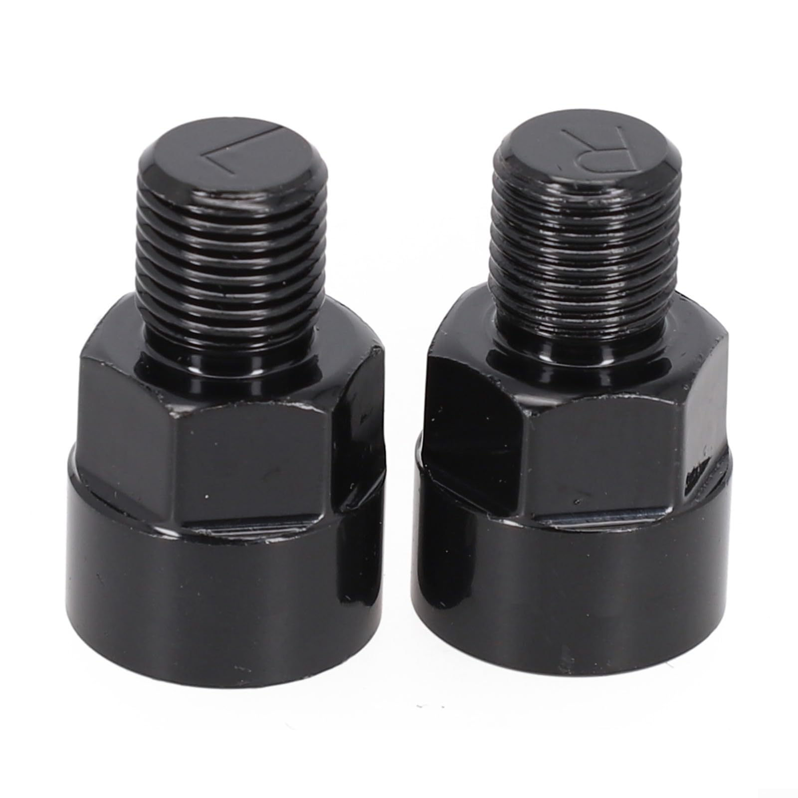Bicycle Pedal Adapter, Aluminum Alloy Bike Pedal Extenders Adaptor, 1/2 inch to 9/16 inch Crank Convert Bicycle Pedal Adapter Fi