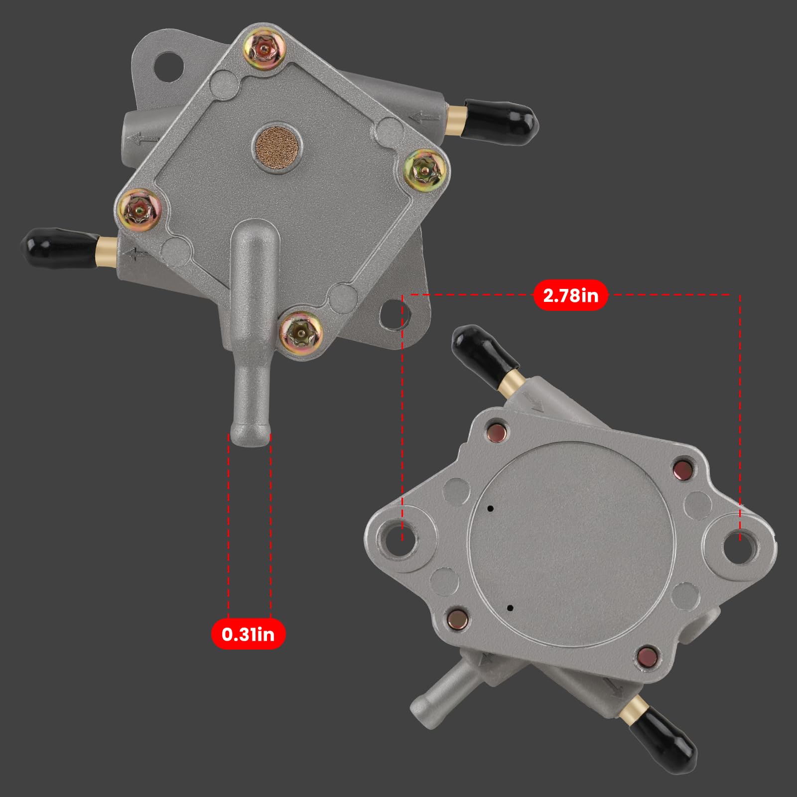 Autokay Fuel Pump For Ezgo Txt Medalist Golf Cart 4-Cycle 295Cc 350Cc 72021-G01 94-03