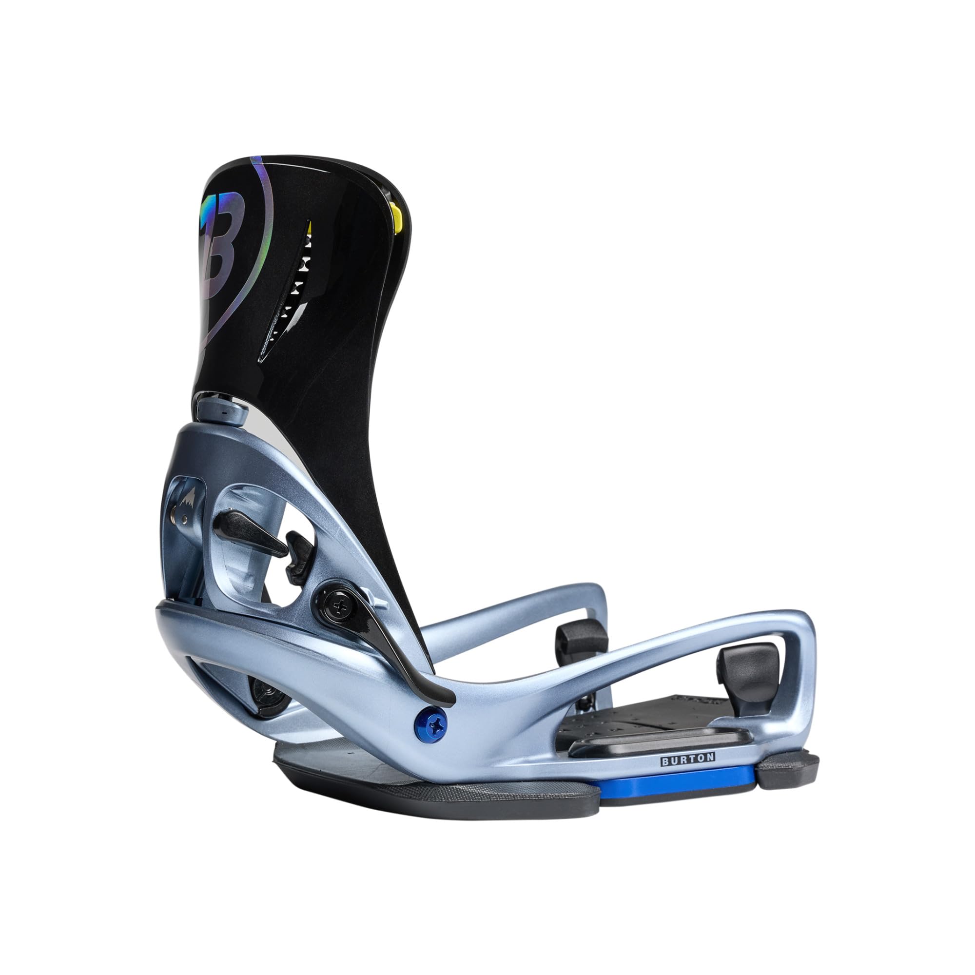 Burton Mens Step On Genesis EST Snowboard Bindings, Medium, Silver