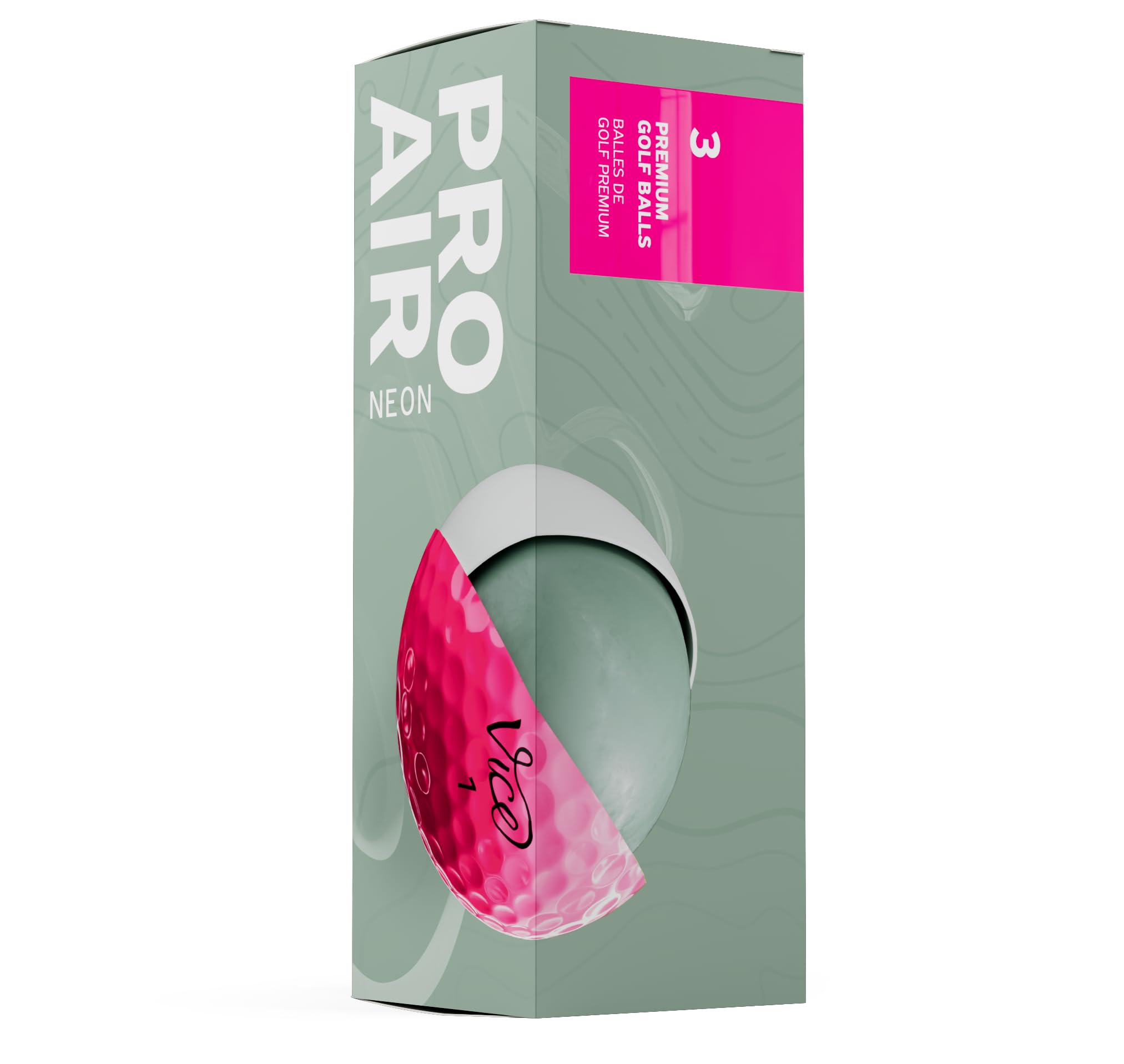 Vice Pro Air Golf Balls (2025 Model) (Pink)