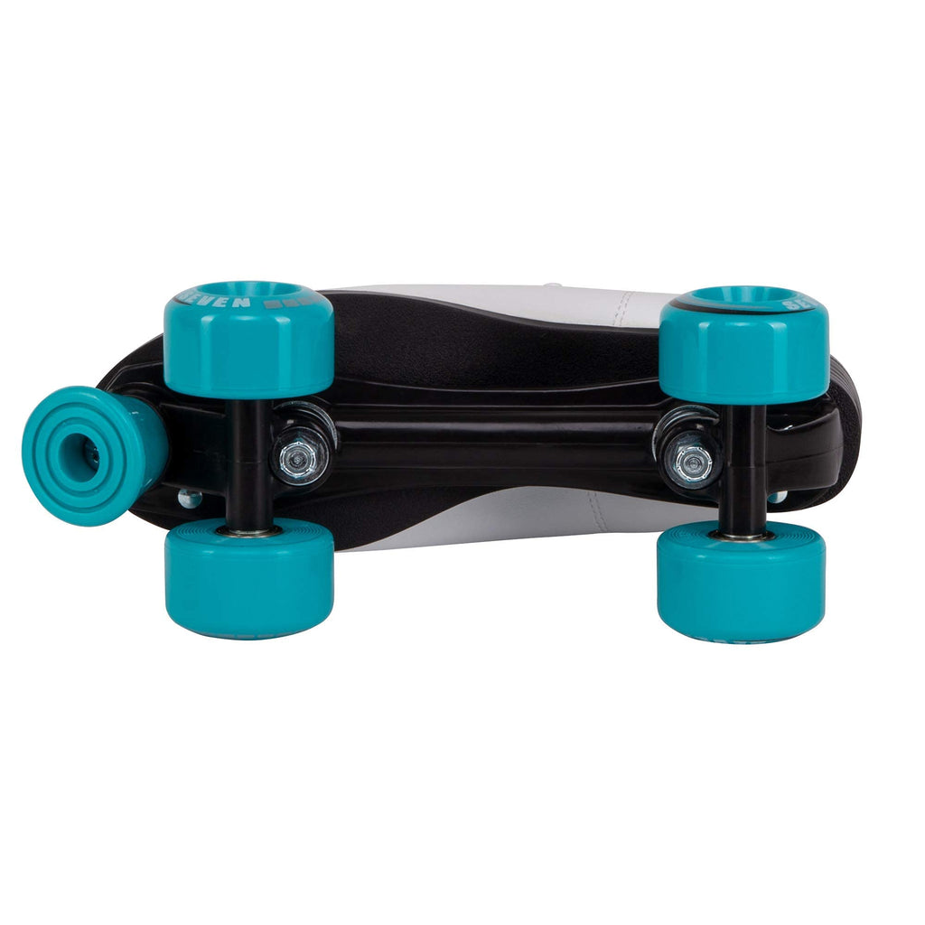 C Seven C7Skates Quad Roller Skates | Retro Design (Teal, Women'S 5 / Youth 4)