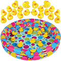 Gamie Duck Pond Matching Game For Kids Includes 20 Plastic Ducks With Numbers And 3    X 6    Inflatable Pool - Fun Memory Game 