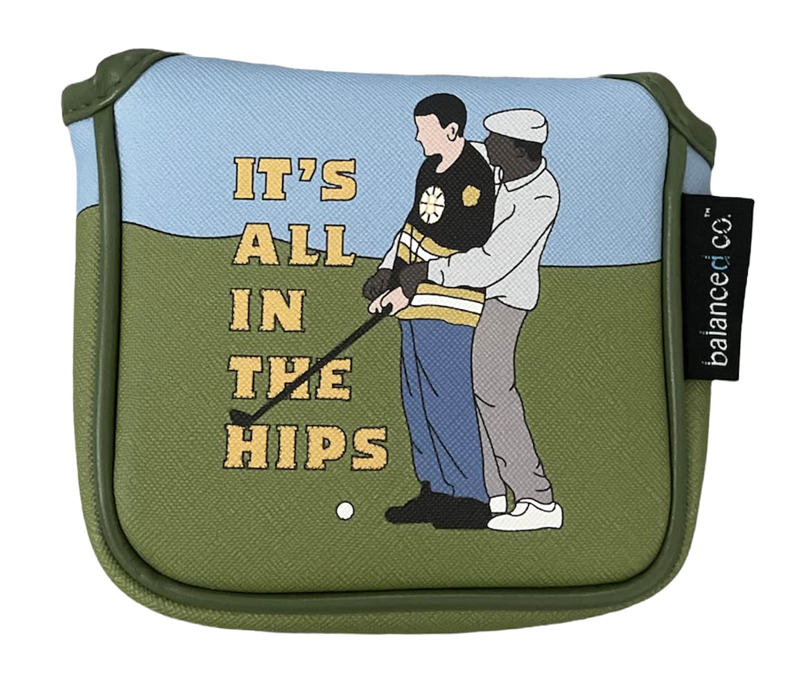 Balanced Co. Funny Golf Putter Headcover (All In The Hips/Mallet)