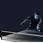 Uxcell Nylon Foldable Pingpong Sport Meshy Table Tennis Replacement Net White Black
