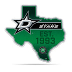 Rico Industries Nhl Dallas Stars State Shape Shape Cut Pennant - Home And Living Room D  Cor - Soft Felt Ez To Hang