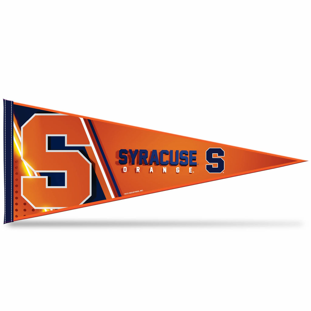 Rico Industries Ncaa Syracuse Orange Primary 12'' X 30'' Felt Wall D  Cor Pennant - Great For Home/Bed Room/Man Cave D  Cor