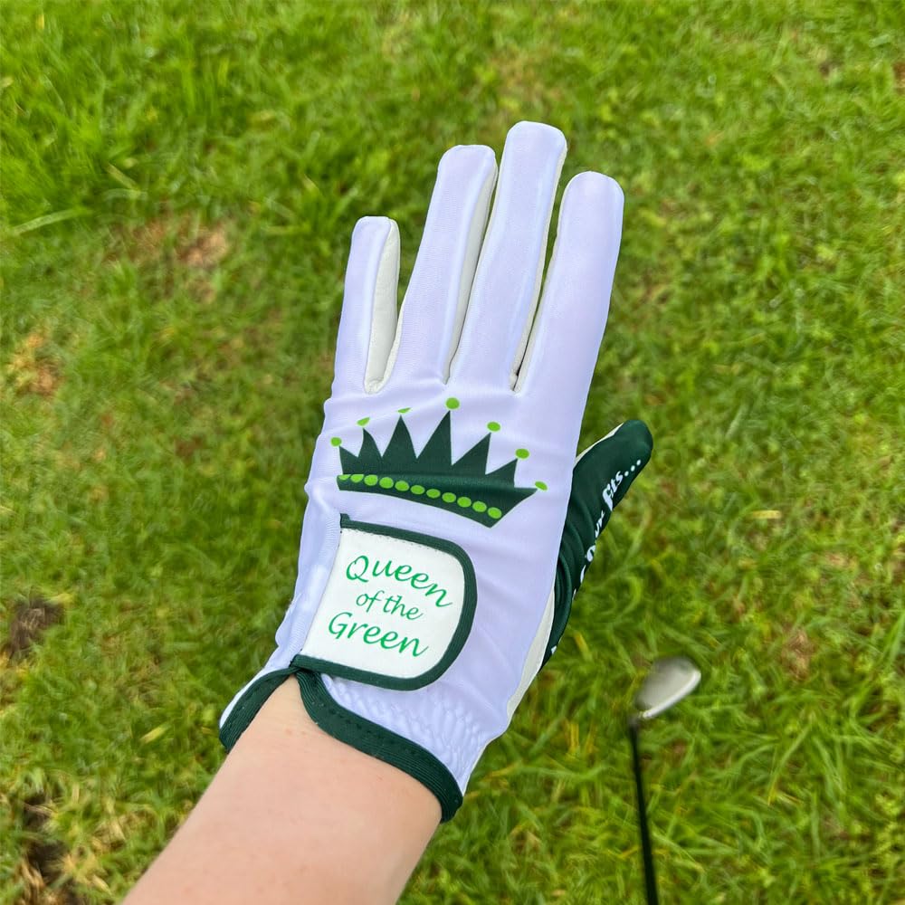 Giggle Golf Women 'S Golf Glove (Small, Worn On Left Hand, Queen Of The Green (New))