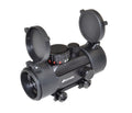 Eastvale (RD30 Red/Green Dot Sight with Picatinny Mount & Flip-Up Lens Covers Plus Batteries, 30mm, Black