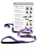 Gradient Fitness Stretching Strap For Physical Therapy, 12 Multi-Loop Stretch Strap 1'' W X 8' L, Neoprene Handles, Physical The