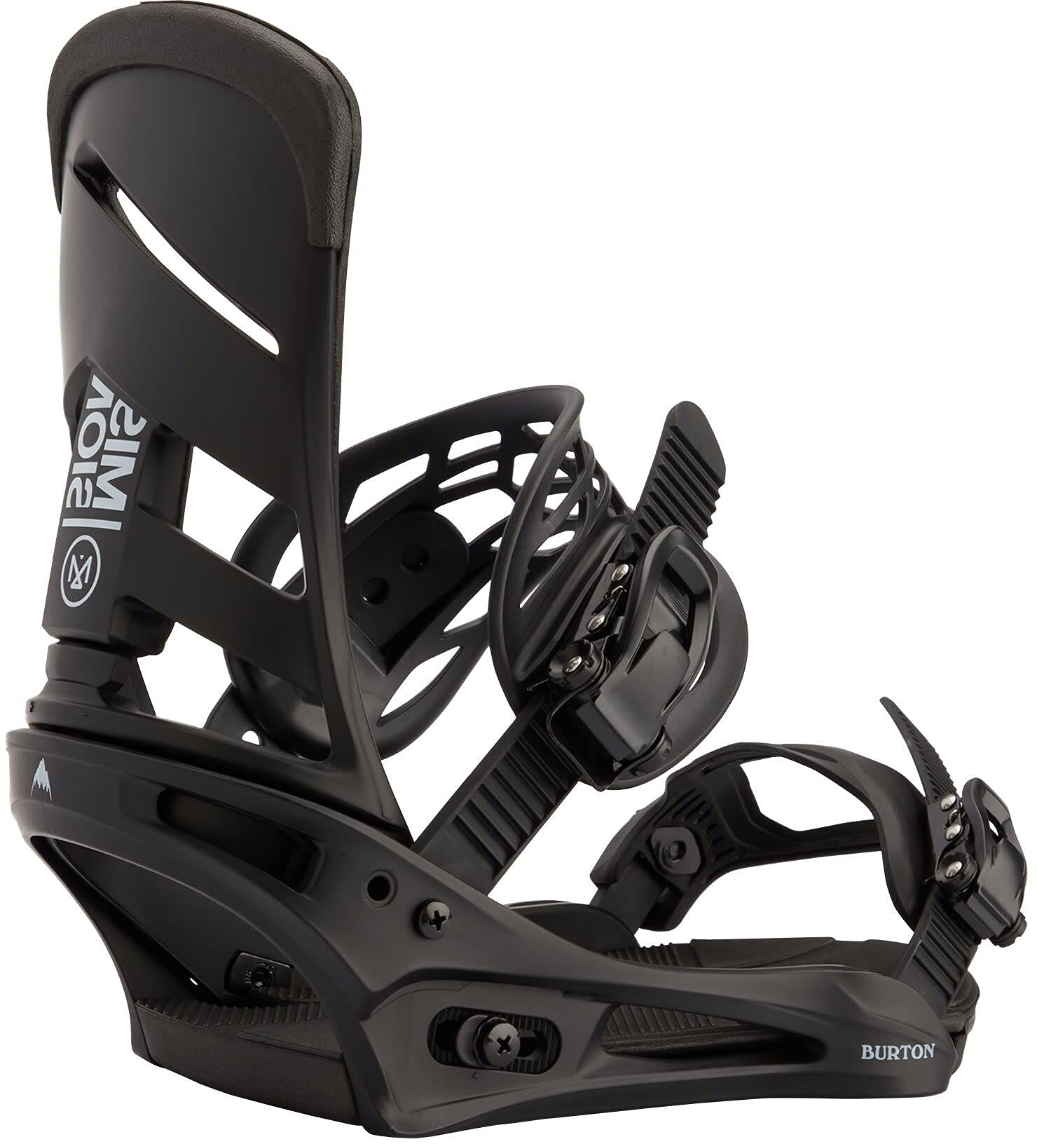 Burton Mission Mens Snowboard Bindings Sz L (10+) Black