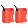 Portable Boat Tank 3 Gal, Outboard Marine Tank with 9.8ft Hose & Level Gauge