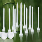 Mykuja Bamboo Golf Tee 3-1/4 Inch Pack Of 100 White