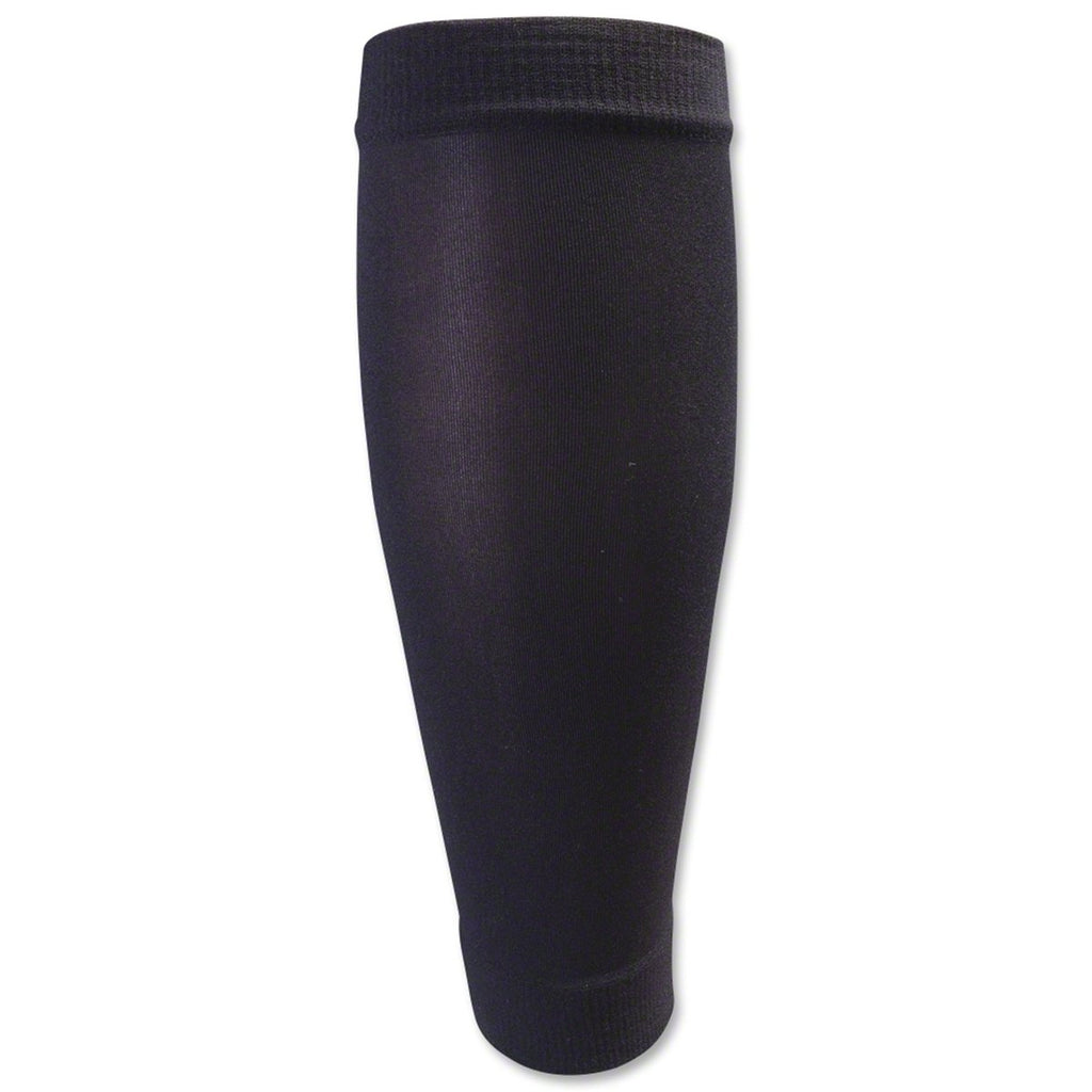 Crossbones Sports Shin Guard Sleeves For Soccer (2 Pair Pack) (Black)