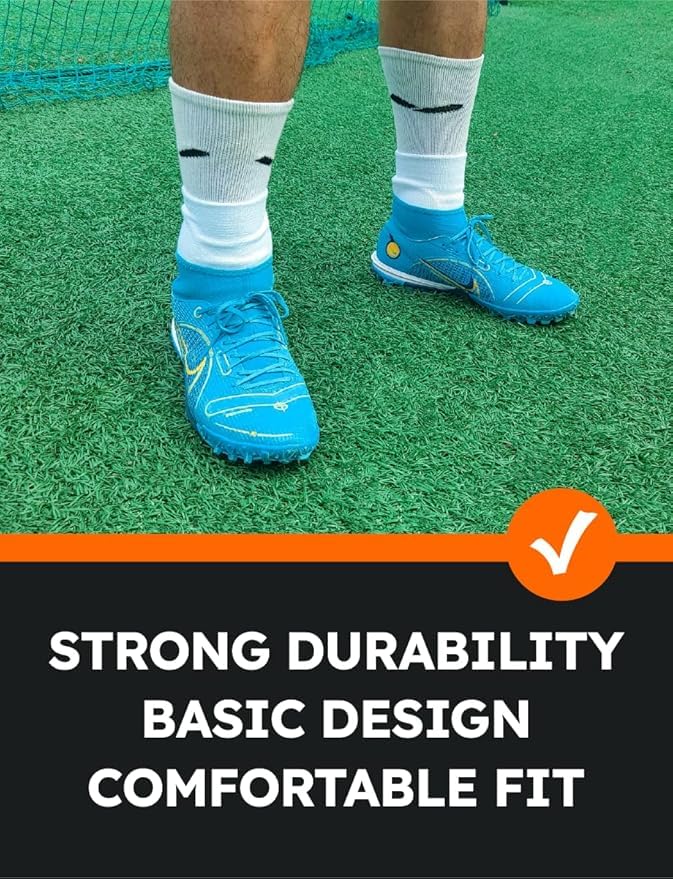 Addy & Plusy Sports Ankle Guard Soccer Guard 1 Pair White