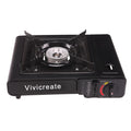 Vivicreate 8500 Btu Portable Butane Gas Stove For Camping Cooking Outdoor, Lightweight Portable Stove Burner With Auto Ignition,