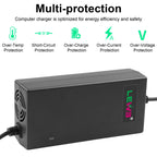 Tree.Nb 54.6V 2A Charger For 48V Electric Bike.Scooter 48 Volt 13S Lithium Battery Pack Charger With Dc 5.5Mm Round Connector