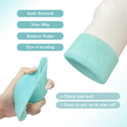 Worbss 2 Pack Aqua Glitter Silicone Boot Sleeve For Stanley Cup 40Oz Accessories For Hydro Flask 18-24Oz And More Wide Mouth Wat