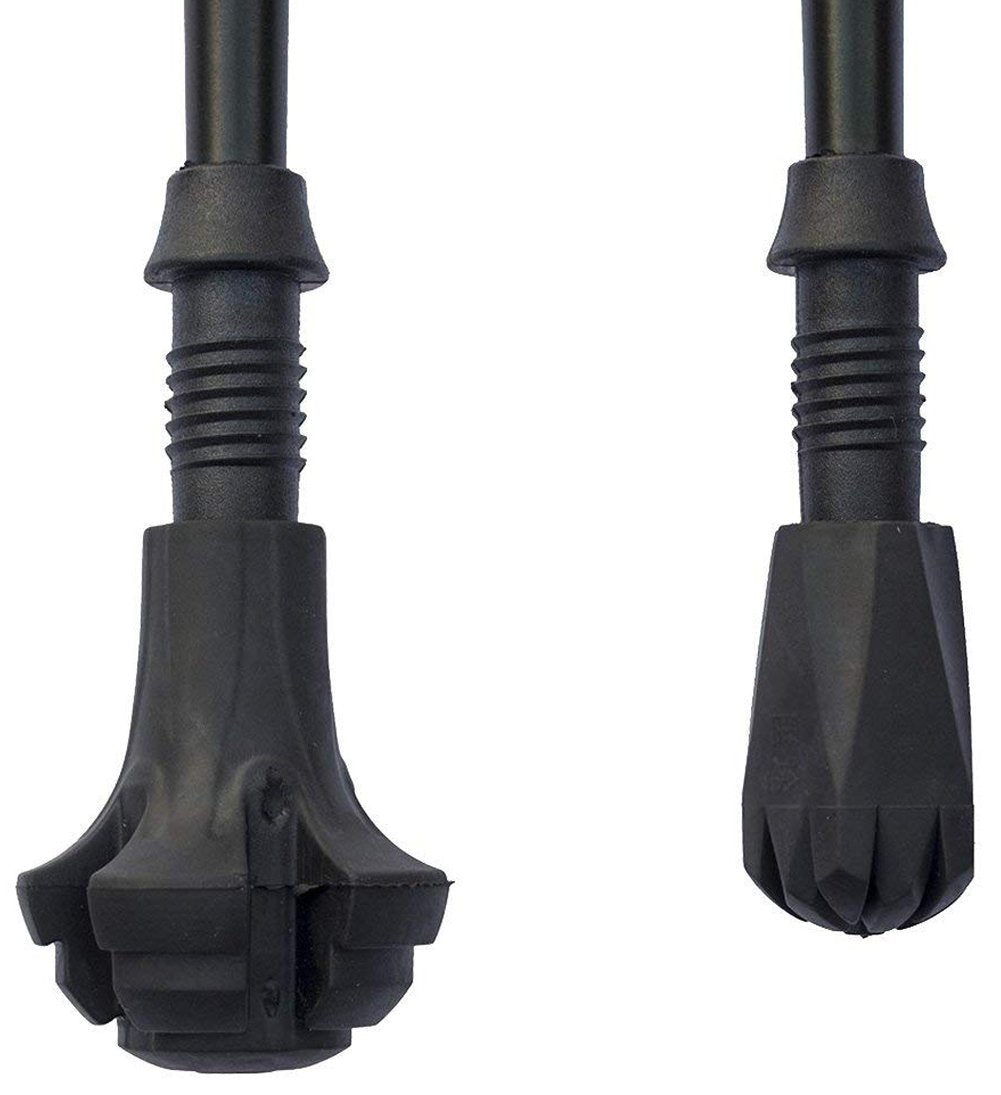 A Alafen Replacement Rubber Tips Set For Trekking Pole Walking Hiking Sticks Tips Protectors