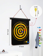 Ranslen Magnetic Dart Board For Kids And Adults, Double Sided Board Games With 15Pcs Magnetic Darts, Boy Gifts Dartboard Toys Gi