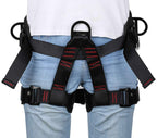 Handacc Climbing Belts, Thicken Professional Half Body Safety Belt Climbing Gear For Mountaineering, Tree Climbing, Fire Rescue,