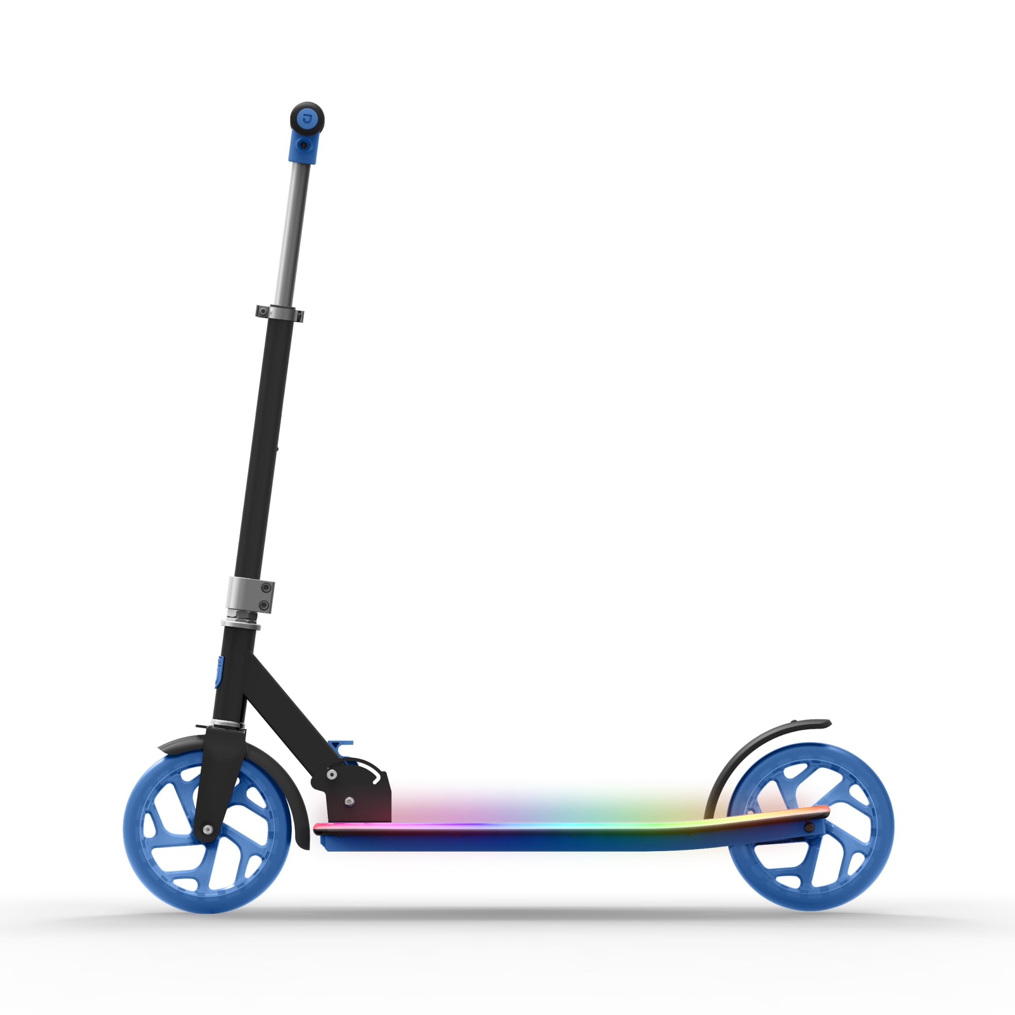 Jetson Kids 2-Wheel Light-Up Kick Scooter, LED Lights on Handlebar, Stem, Wheels & Deck, Adjustable Handlebar, Rear Brake, Easy-
