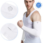 Shinymod Uv Protection Cooling Or Arm Warmer Sunblock Sleeves For Men Women
