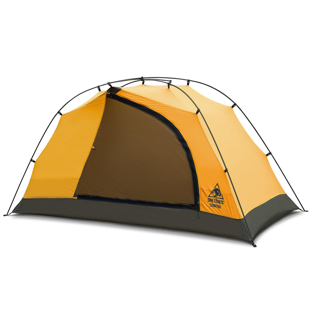 Onetigris Stella 4 Season Camping Tent Backpacking 1 Person Waterproof Lightweight Easy Setup Instant 3000Mm Waterproof Rating O