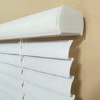 Lumino Vinyl Mini Blinds 1 Inch Cordless Room Darkening In Alabaster - 385 W X 48 H (Over 700 Addl Custom Sizes) - Starting At $