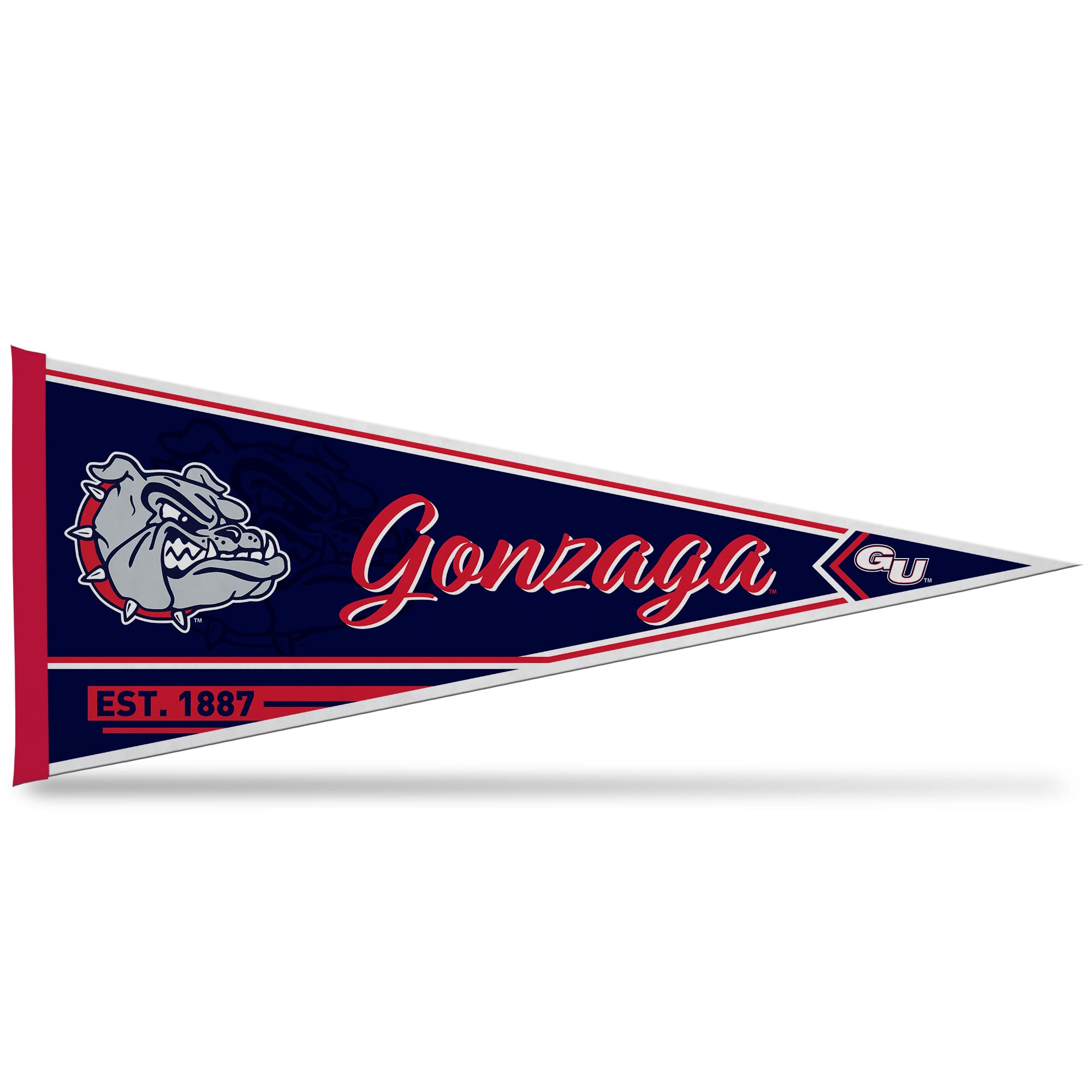 Rico Industries Ncaa Gonzaga Bulldogs - Zags Classic 12'' X 30'' Felt Wall D  Cor Pennant - Great For Home/Bed Room/Man Cave D