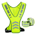 Tourun Reflective Running Vest Gear With Pocket For Women Men Kids, Safety Reflective Vest Bands For Night Cycling Walking Bicyc