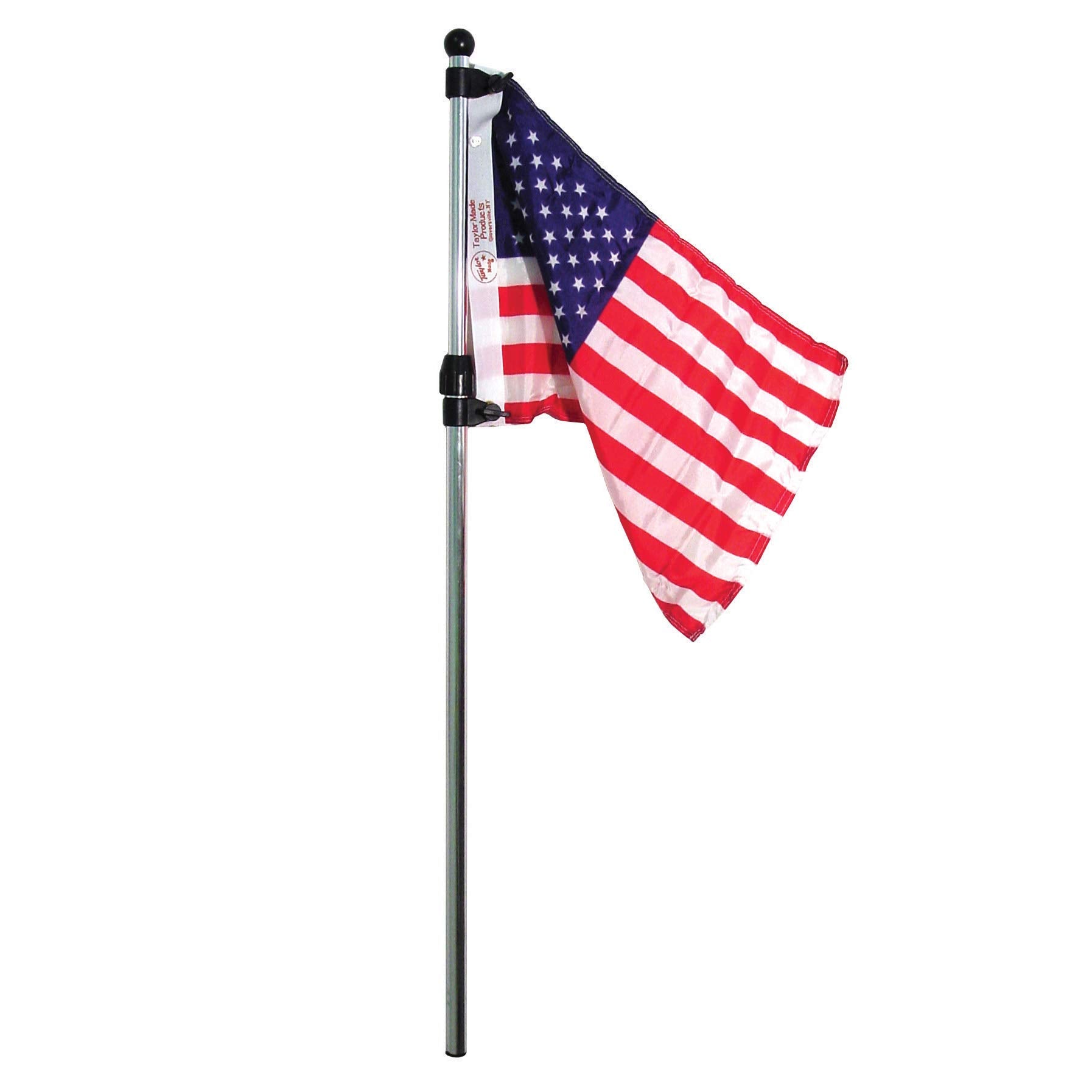 Seasense Flag Pole With Usa Flag Telescoping, Multicolour (Ss-Sms-737270)