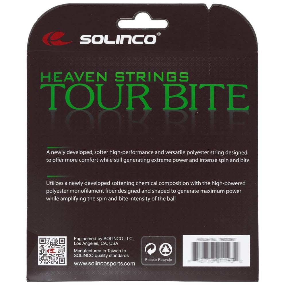 Solinco Tour Bite Soft (16L-1.25Mm) Tennis String (Silver)