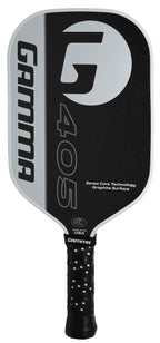 Gamma Polycore Series, Enhanced Pickleball Paddles, Graphite, Composite Power, Honeycomb Grip, Made In The Usa, 405 Black, White