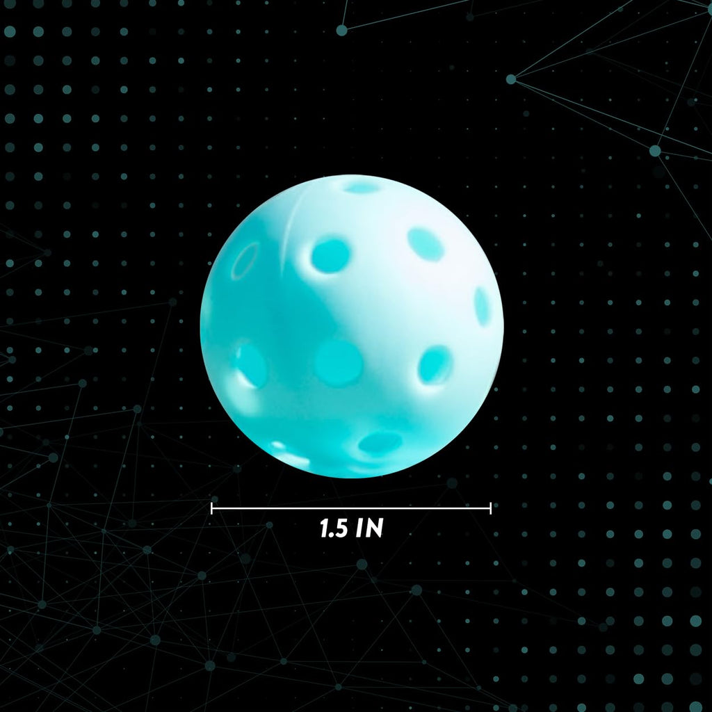 Bandit Sports Popper Plastic Baseballs, Made of Impact-Resistant and Rebounding Material, Perfect Practice Baseballs & Hitting B