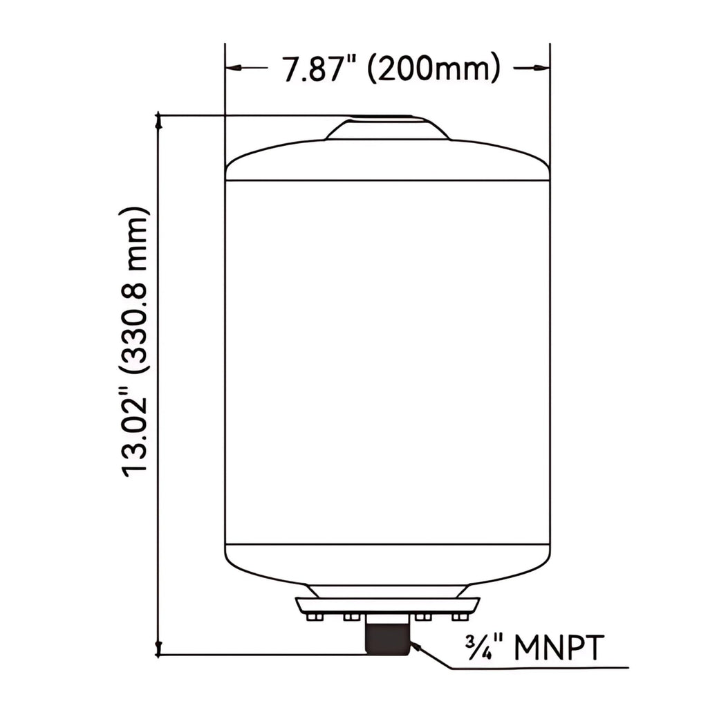 Seaflo Pre-Pressurized Accumulator Tank (2 Gallon)