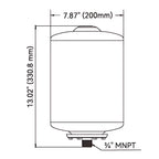 Seaflo Pre-Pressurized Accumulator Tank (2 Gallon)