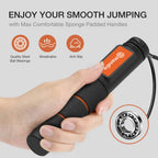 Jump Rope, H Handio Jump Rope With Counter, Workout Jumping Rope With Steel Ball Bearings, Adjustable Length Speed Skipping Rope