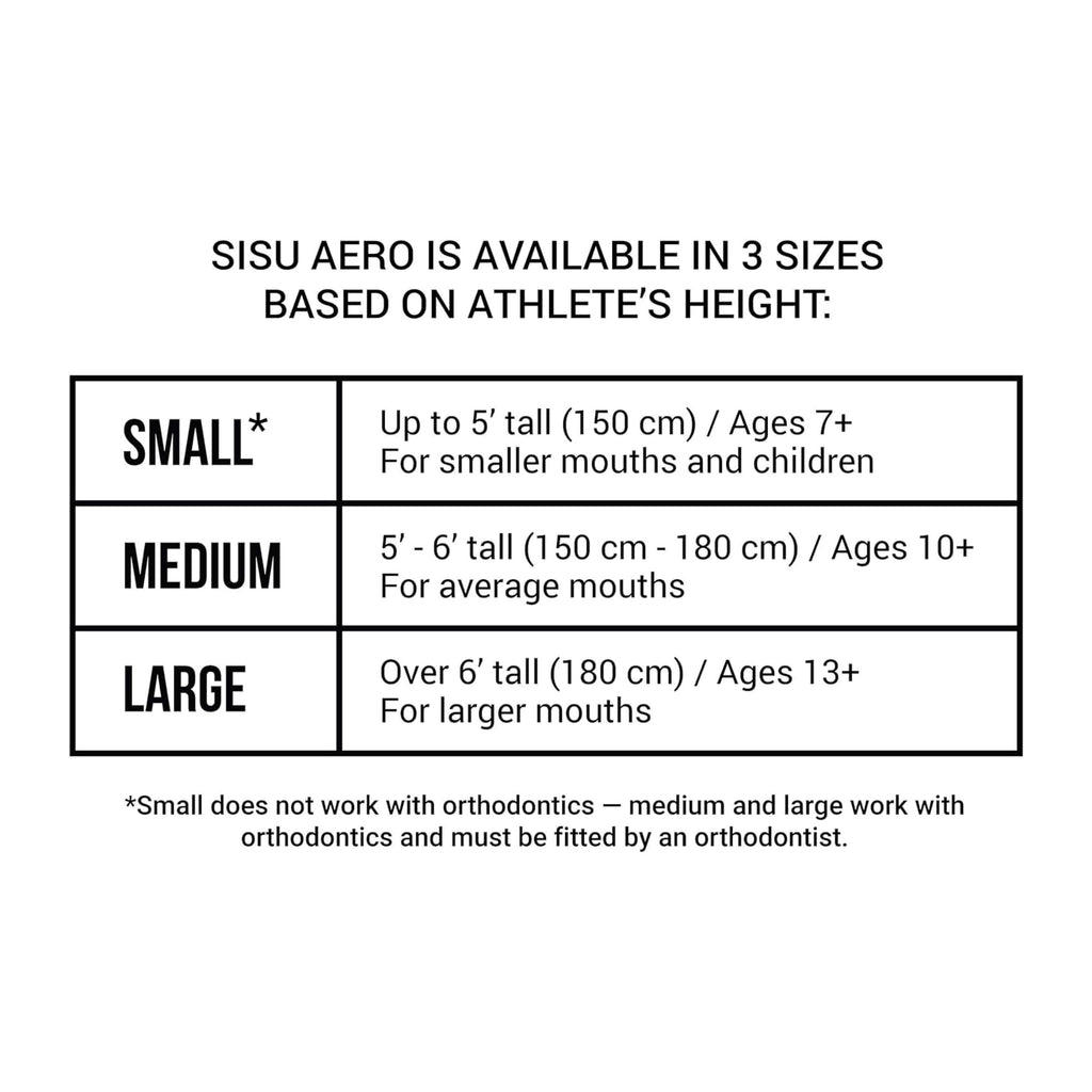 SISU Aero Medium Mouthguard, Athletic Orange - 1.6mm Thin - Custom-Molded Fit - Slim Design - Remoldable Up to 20 Times - for Te