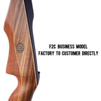 Sanlida Archery 60 Royal X8 One-Piece Bow Traditional Wooden Hunting Bow Handmade Hunting Bow And Arrows Kit For Adults & Tradit