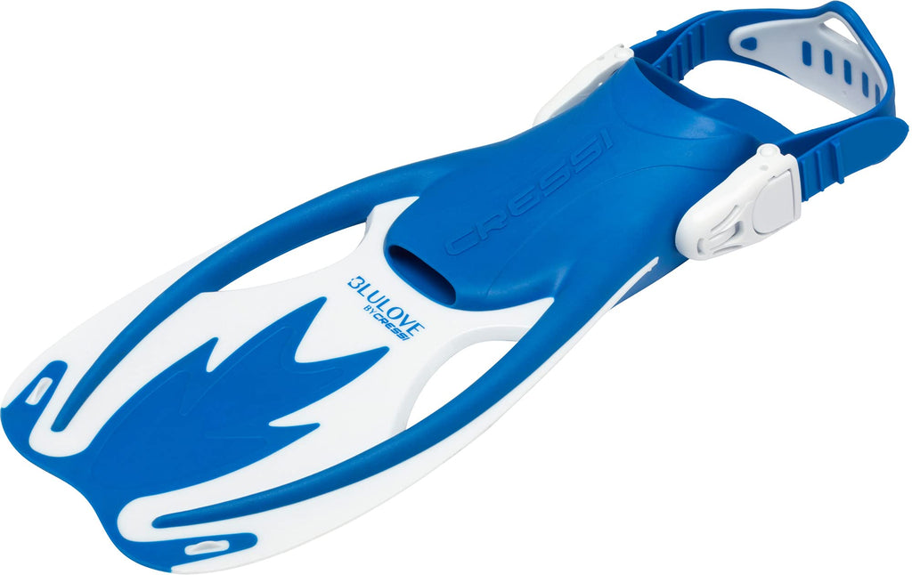 Cressi Rocks Fins, Blue/White, S/M [Duplicate]